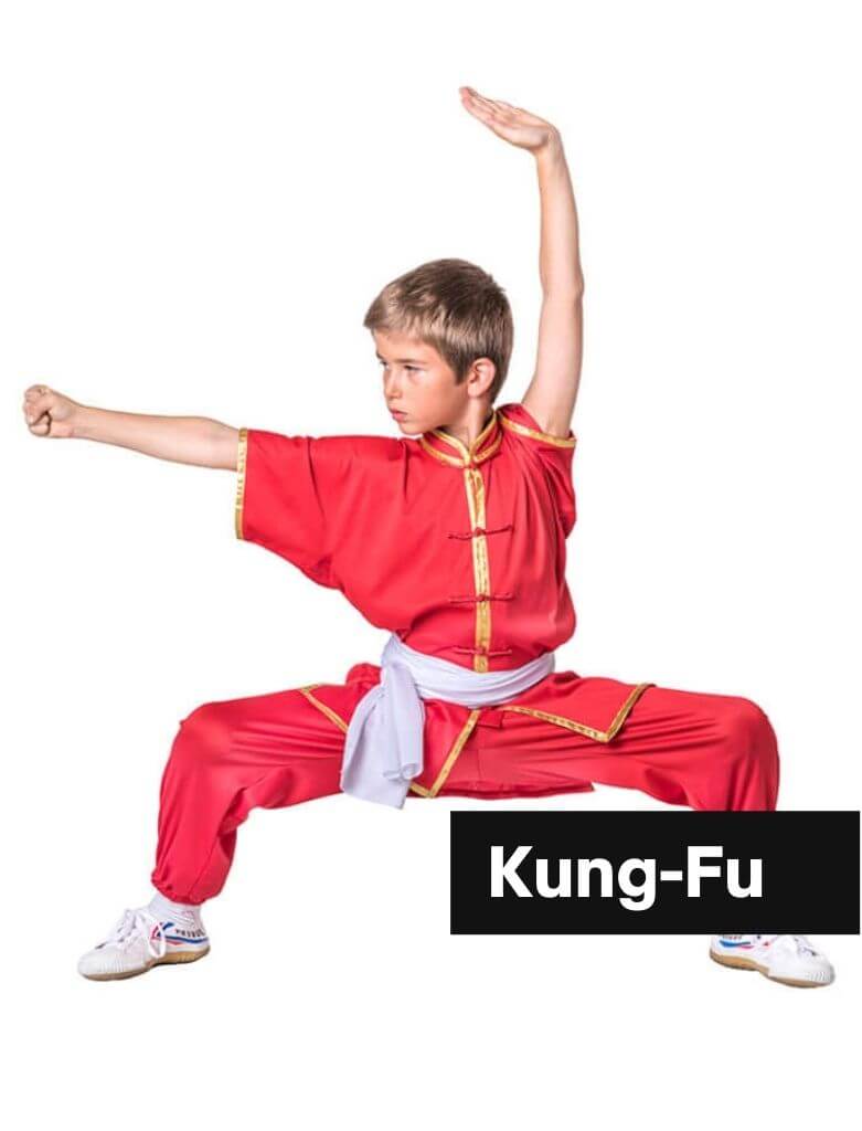 Noir Coton Taille: L Complet pour Le Combat Kung Fu et Thai Chinois